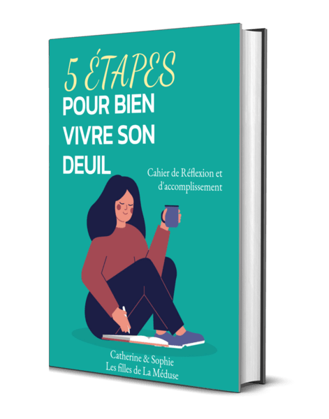 "Les 5 Étapes pour bien vivre son deuil" - La Méduse - La Meduse - Verre soufflé