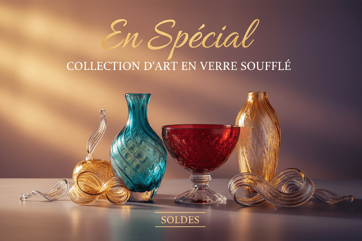 En solde ! - La Meduse - Verre soufflé