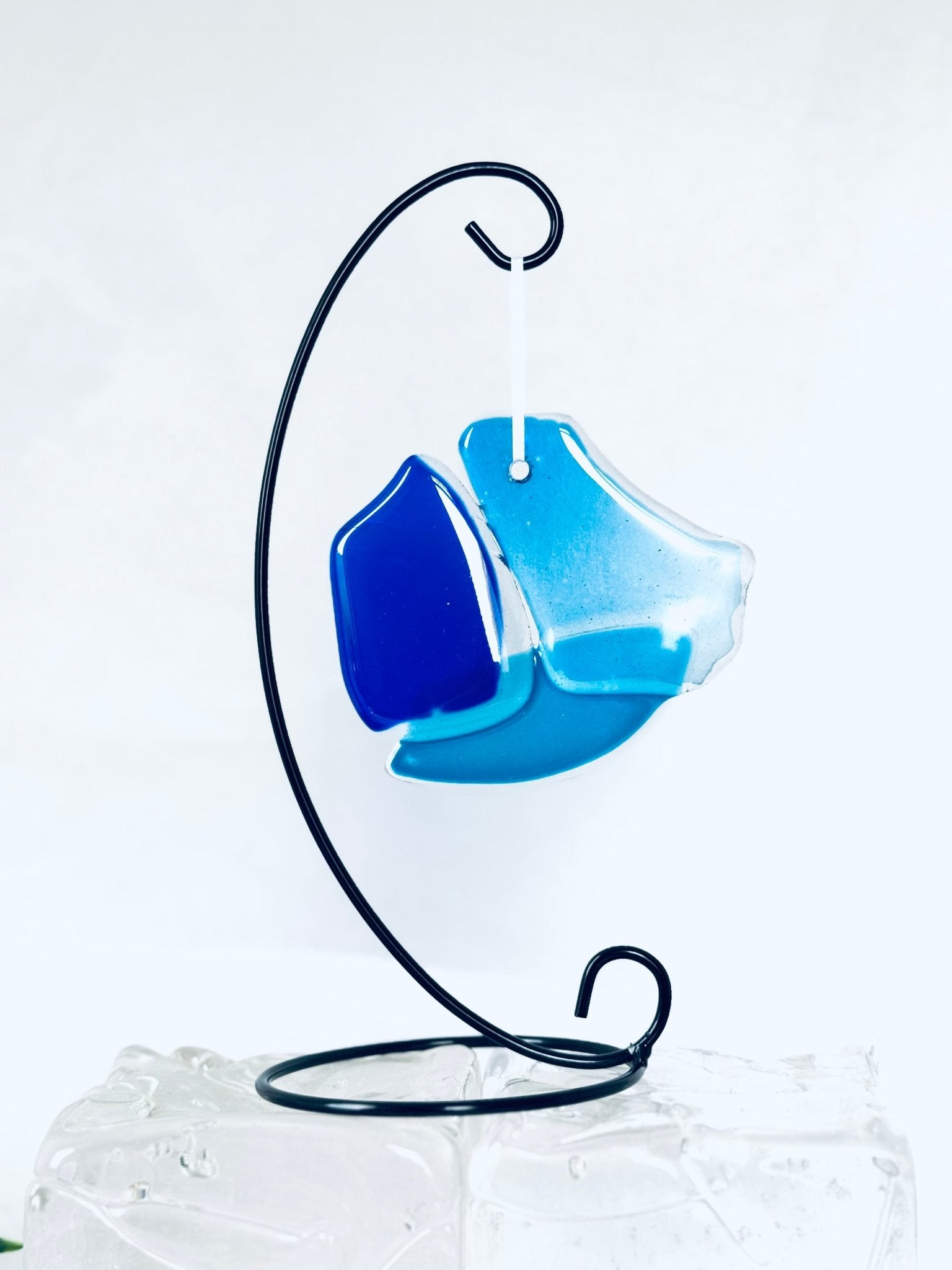 Bateau imparfait en verre recyclé - La Meduse - Verre soufflé