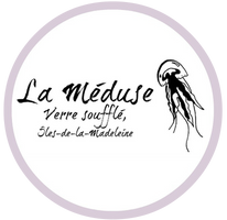 Logo La Méduse - verre soufflé