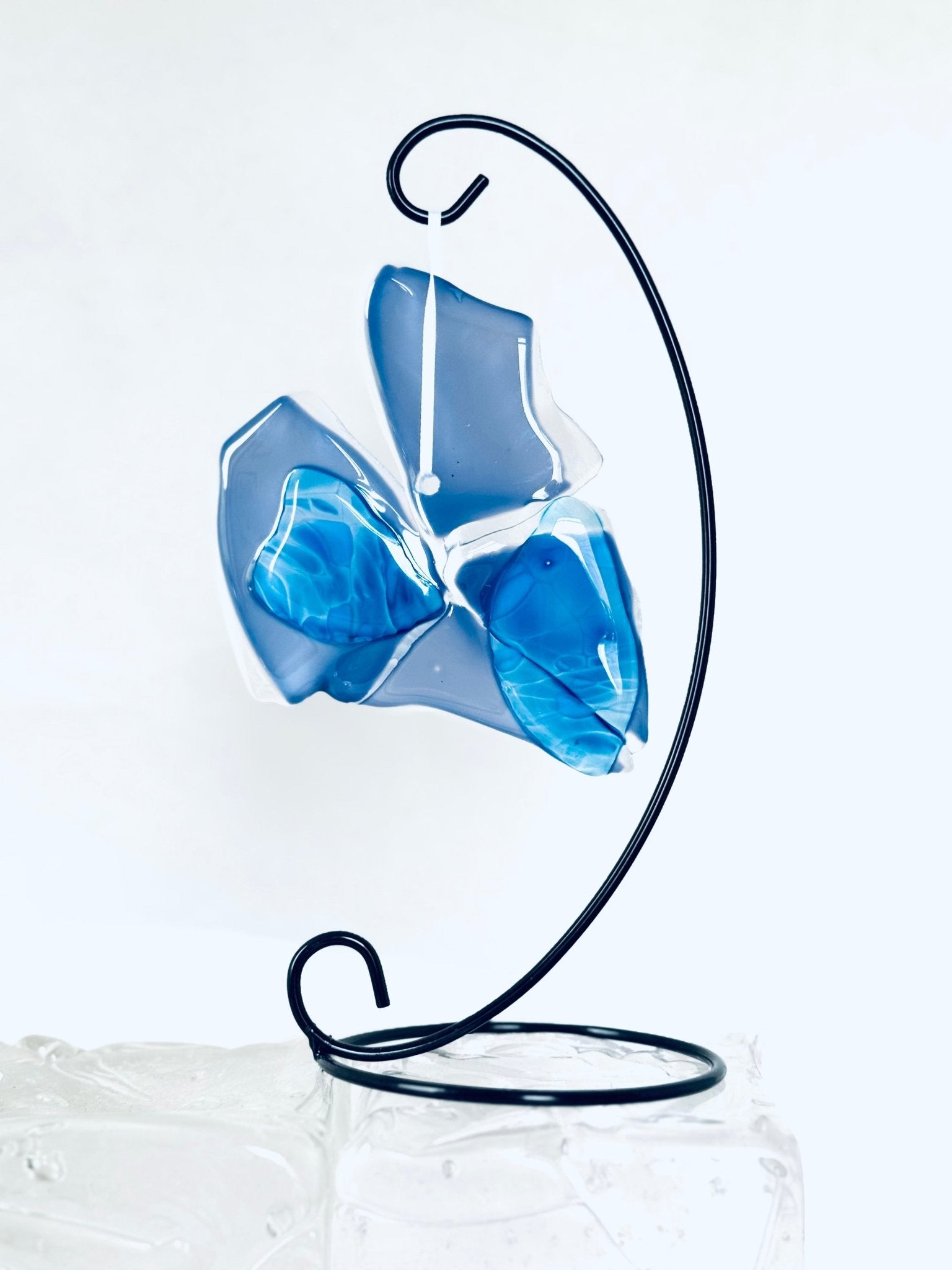 Petit coeur en verre recyclé - La Meduse - Verre soufflé