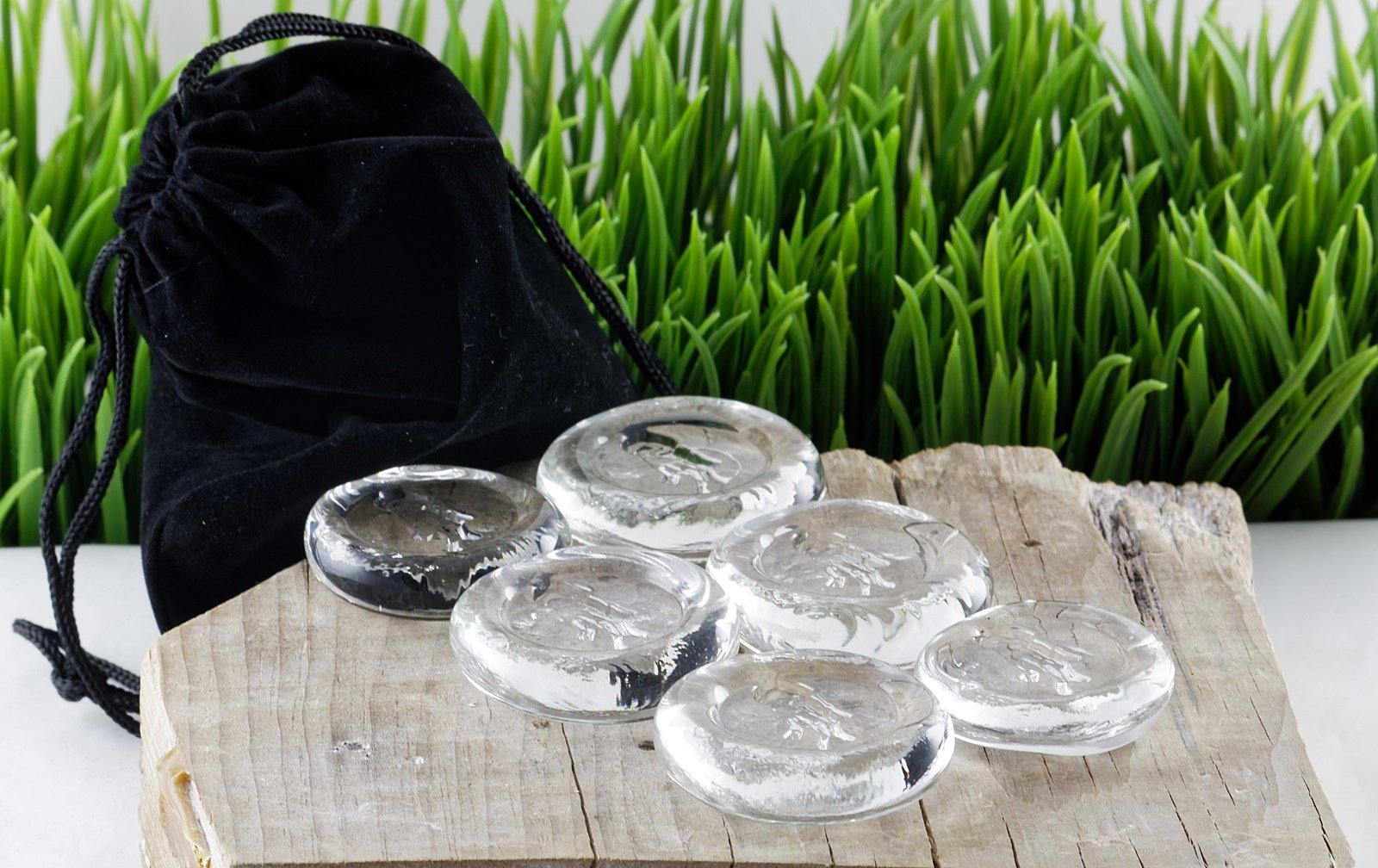 Glaçons à scotch en verre - La Meduse - Verre soufflé